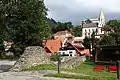 Murau Stadtmauer suedlich der Mur