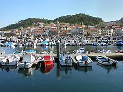 Fishing port in Muros.