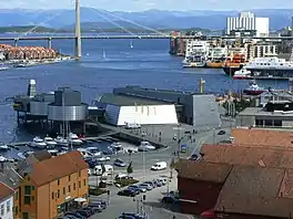 Museum and view of harbour