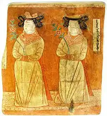 Uyghur Princesses from the Bezeklik murals