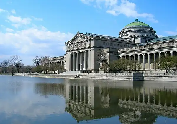 Image 12The Museum of Science and Industry in Chicago. The building was designed by Charles B. Atwood for D. H. Burnham & Company to house exhibits for the 1893 World's Columbian Exposition. Image credit: zooey (photographer), Jasenlee~commonswiki (upload) (from Portal:Illinois/Selected picture)