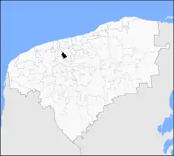 Municipal location in Yucatán