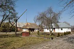 A restored house on the territory of the Patriarch Josyf Slipyj's Native House Museum and Memorial Complex