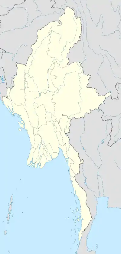 Ngapudaw is located in Myanmar