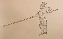 Jangchang, standard long spear of the Joseon Military wielded by both infantry and cavalry