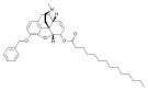 Chemical structure of myrophine.