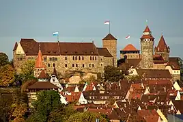 Nuremberg Castle (the Emperor's castle, left, and the Burgrave's castle, right)