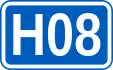 Highway H08 shield}}