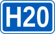 Highway H20 shield}}