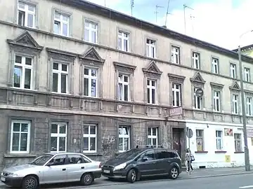 Facade on the street