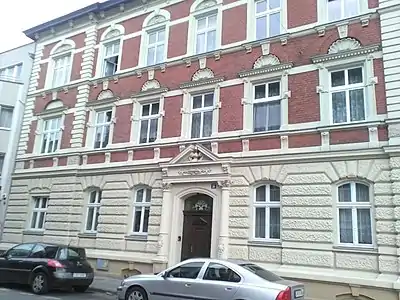 Facade on the street