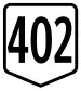 Route 402 shield