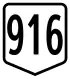 Route 916 shield