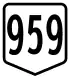 Route 959 shield