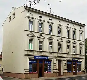 Main elevation onto the street