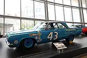 Richard Petty's Plymouth Belvedere at the NASCAR Hall of Fame in Charlotte, NC.