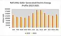 NATURAL GAS+ Generated Electronic Energy 2022-2021