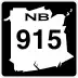 Route 915 marker