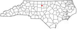 Location of Altamahaw, North Carolina