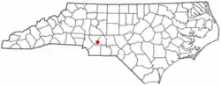 Location of Locust, North Carolina