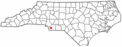 Location of MineralSprings, North Carolina