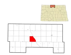 Location of Kane Township