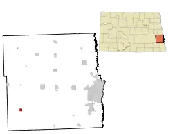 Location of Alice, North Dakota