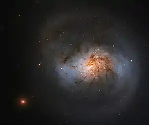 upright=Hubble Space Telescope image of NGC 1022