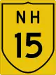 National Highway 15 shield}}