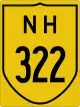 National Highway 322 shield}}