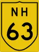 National Highway 63 shield}}