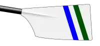 Image showing the rowing club's blade colours