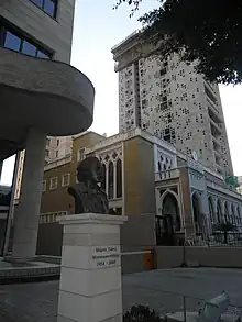 Bust of Marios Tokas, in Nicosia Cyprus