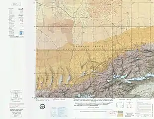 Map including  Oytograk (labeled as Wo-t'o-la-k'o) (ATC, 1971)