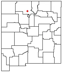 Location in New Mexico