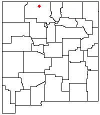 Location of Heron Lake within New Mexico