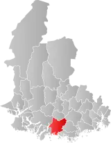 Sør-Audnedal within Vest-Agder