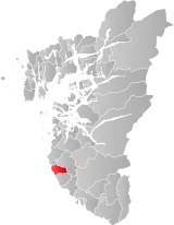 Nærbø within Rogaland