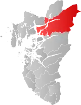 Suldal within Rogaland