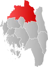 Indre Østfold within Østfold