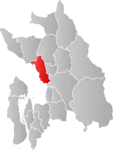 Nittedal within Akershus