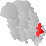 Skien within Telemark