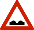 Uneven road