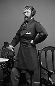 Portrait of Willis by Mathew Brady studios, circa mid-1850s