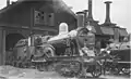 NS 1716 at the locomotive shed in Amersfoort. (1930 - 1935)