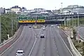 Looking east towards the Central Motorway Junction.