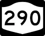 New York State Route 290 marker