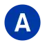 "A" train symbol