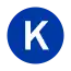 "K" train symbol