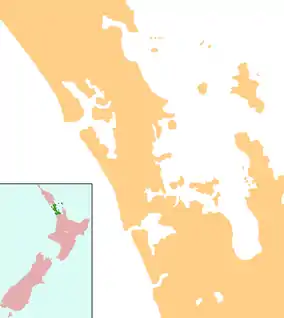 Woodhill is located in New Zealand Auckland